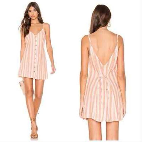 Show Me Your MuMu Dresses & Skirts - Show Me Your Mumu Remington Mini Dress in Dreamsicle Stripe Women’s Size Small